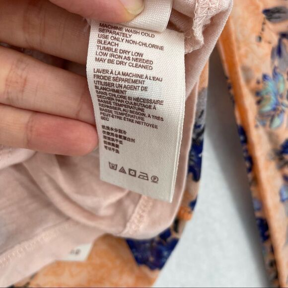 -Free People Mock Neck Blouse NWT XS - Picture 8 of 11